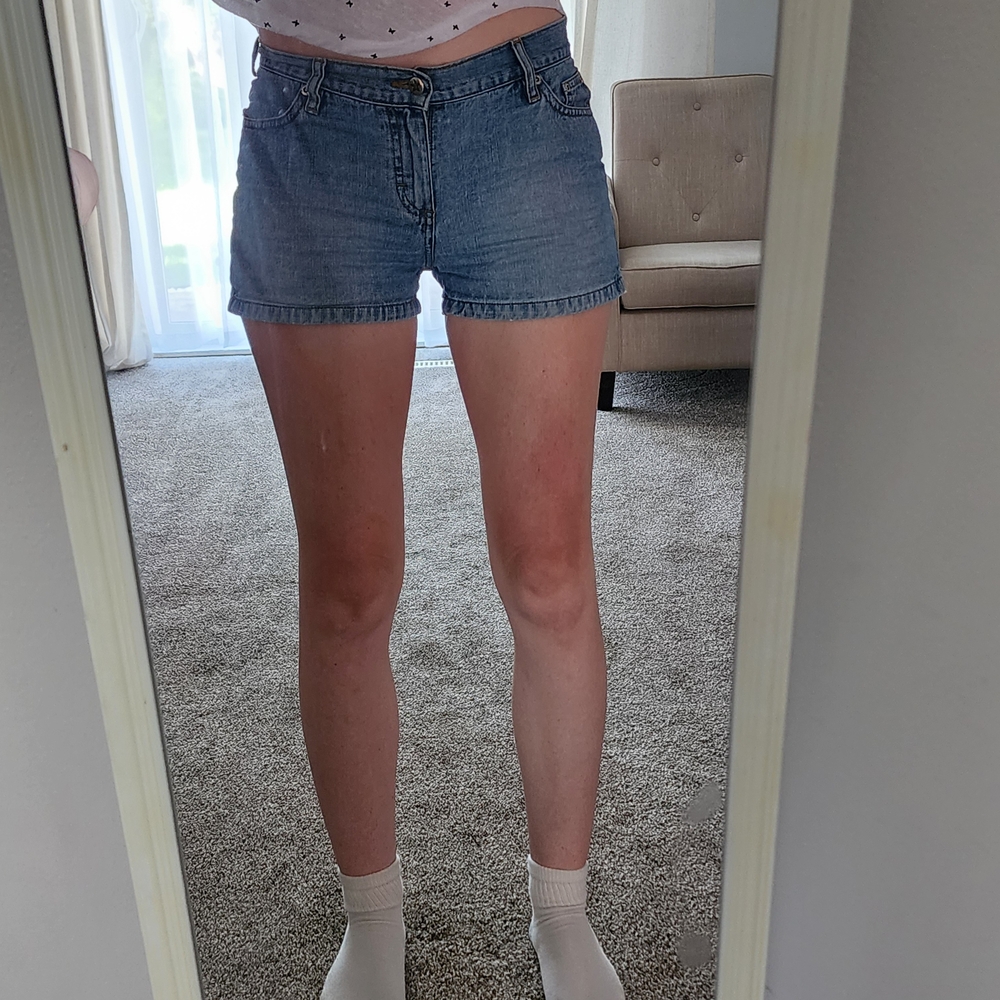 Vintage Style Denim Shorts